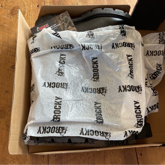 Rocky Warden Pull-On Wellington Public Service Boots Black 9M - Picture 6 of 10